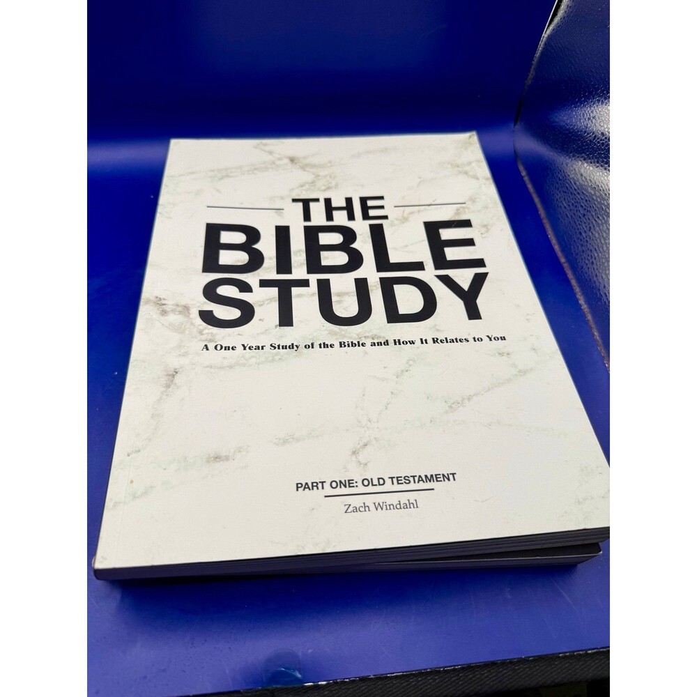 The Bible Study by Zach Windahl 2-Book Set Old + New Testament 2017 Original